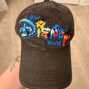 Vintage 90s Disney World Embroidered Cap | Y2K Disney Aesthetic